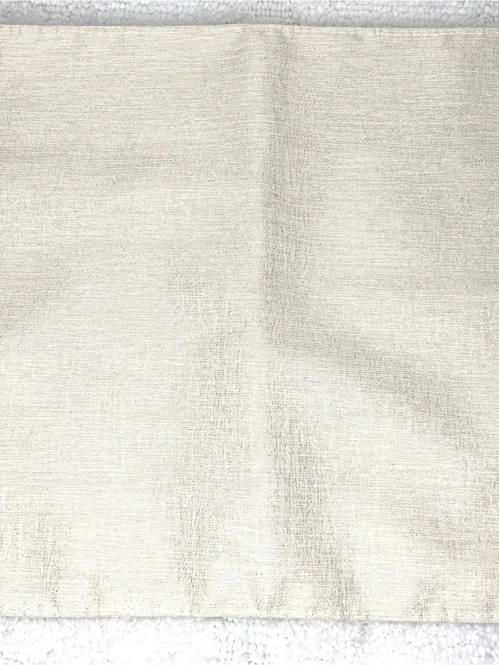 Set of 8 Ivory Gold Metallic Woven Placemats Elegant Table Décor